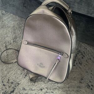 Coach Shimmering Gold Backpack